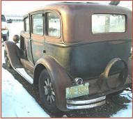 1931 Studebaker Model 53 Six 4 Door Sedan For Sale $5,000 left rear view