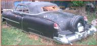 1950 Cadillac Series 62 convertible coupe with continental kit left rear view