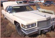 1976 Cadillac Coupe DeVille 2 Door Hardtop right front view