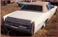 1976 Cadillac Coupe DeVille 2 Door Hardtop right rear view
