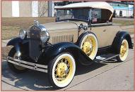 1931 Ford Model A Deluxe Roadster with Rumble Seat left front view