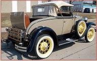 1931 Ford Model A Deluxe Roadster with Rumble Seat right rear view