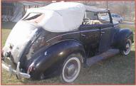 1939 Ford Deluxe Model 91A Convertible Sedan right rear view
