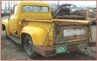 1955 Ford F-1 1/2 ton pickup truck left rear view