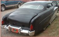 1950 Mercury 2 door Hardtop Custom Lead Sled right rear view
