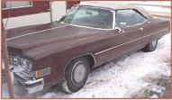 1973 Cadillac Fleetwood Eldorado Series 6L Convertible left front view