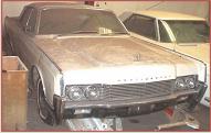 1966 Lincoln Continental 4 Door Convertible right front view