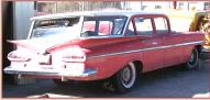 1959 Chevrolet Bel Air Parkwood 6 passenger Station Wagon right rear view