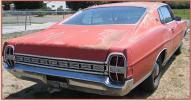 1968 Ford Fairlane 500XL 2 Door Fastback 390/4 Speed right rear view