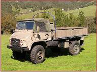 1960 Mercedes-Benz Unimog Model S404.1 4X4 Military Utility Vehicle left front view