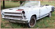 1966 Mercury Comet Cyclone GT 4 Speed Convertible For Sale $4,000 left front view