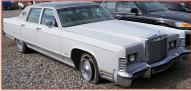 1976 Lincoln-Continental Mark IV Landau Town Car 4 Door Sedan For Sale $1,350 right front view
