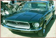 1968 Ford Mustang Fastback 302 V-8 2 Door Coupe For Sale left front view