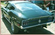 1968 Ford Mustang Fastback 302 V-8 2 Door Coupe For Sale left rear view