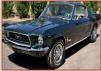 1968 Ford Mustang 2 door fastback with 302 CID V-8 and automatic transmission