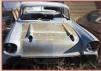 1957 Chevrolet Chevy Bel Air 2 door hardtop rolling body for sale $8,500