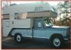 1974 IHC International Series D-200 3/4 ton LWB pickup truck with 10' camper very nice all-origianl with 52,000 miles for sale $20,000