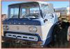 1959 Ford C600 FC forward control COE cab-over-engine SWB semi tractor truck runs no brakes for sale $4,000
