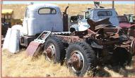 1956 Mack Model B 63 Thernodyne diesel LWB dual tandem tractor left rear view