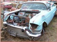 1957 Cadillac Series 62 Coupe DeVille 2 door hardtop left front view for sale $6,000