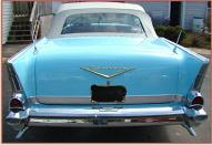 1957 Chevrolet Bel Air Convertible rear view
