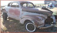 1940 Chevy Master Six 5 window business coupe right front view