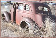 1936 Ford DeLuxe Model 68 4 Door Sedan left rear view