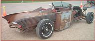 1941 Ford pickup old school rat rod right rear view