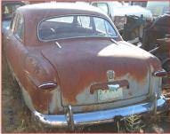 1950 Ford Custom Deluxe 2 door sedan left rear view