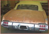 1972 Oldsmobile Cutlass Supreme Convertible rear view