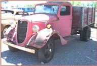 1935 Ford Model 51 V-8 1 1/2 Ton Stake Bed Truck left front view