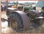 1938 John Deere Model D Unstyled On Rubber Farm Tractor left rear view