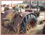 1938 John Deere Model D Unstyled On Rubber Farm Tractor right rear view