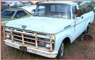 1961 Ford F-100 Custom Cab 1/2 Ton Pickup Truck left front view