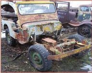 1950 Willys VJ-3 4X4 Universal Military Utility Vehicle right front view