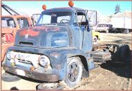 1954 Ford C-600 LCF  (Low Cab Forward) Commercial 2 Ton Truck left front view