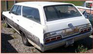 1967 Chevrolet Caprice V-8 Series 116 4 Door 6 Passenger Station Wagon For Sale left rear view