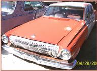 1963 Dodge 330 Series 4 Door Sedan left front view