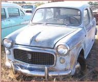 1960 Fiat 1100 Model 103 Special 4 Door Sedan For Sale left front view