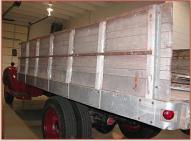 1948 Diamond T Model 404 Tall Cab 5 Window Stake Bed Hoist Dump Grain Truck For Sale $26,500 left rear view