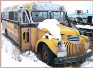 1941 Chevrolet Superior 28 Passenger School Bus Camper Conversion For Sale $4,500 right front view