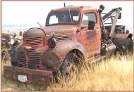 1944 Dodge Model WFA 36 SWB 1 1/2 ton 14,000 GVW wrecker tow truck left front view