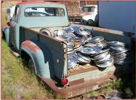 1956 Ford F-100 Custom Cab Long Box 1/2 Ton Pickup For Sale left rear view
