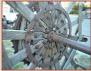 1920's Missouri River Stern Wheeler Montana Ferry Boat Paddle For Sale left inside hub view