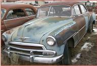 1951 Chevrolet Styleline Deluxe 4 Door Sedan For Sale $4,500 left front view