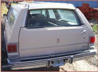 1979 Oldsmobile Custom Cruiser 4 Door 6 Passenger Station Wagon For Sale $3,000 left rear view