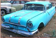 1955 Pontiac Chieftain 870 Deluxe 2 Door Post Sedan For Sale $5,500 left front view