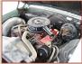 1967 Buick Skylark Sportwagon 9 Passenger Glass Top Station Wagon For Sale $6,500 left front engine compartment view