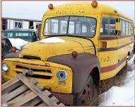 1955 IHC International R-160 1 1/2 Ton 20 Passenger School Bus For Sale $3,500 left front view