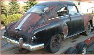 1949 Pontiac Streamliner Eight 2 Door Fastback Coupe For Sale $4,000 right rear view